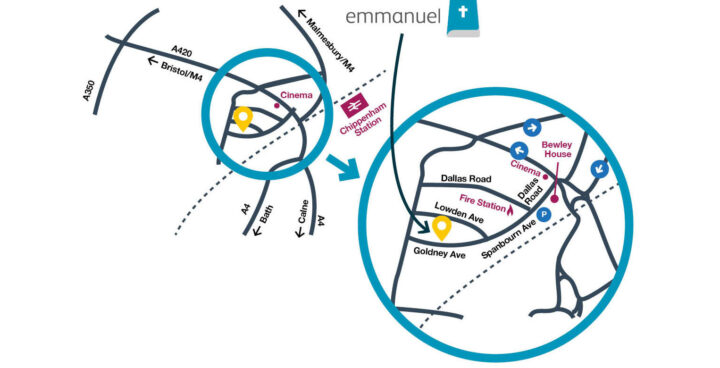 Map of church location